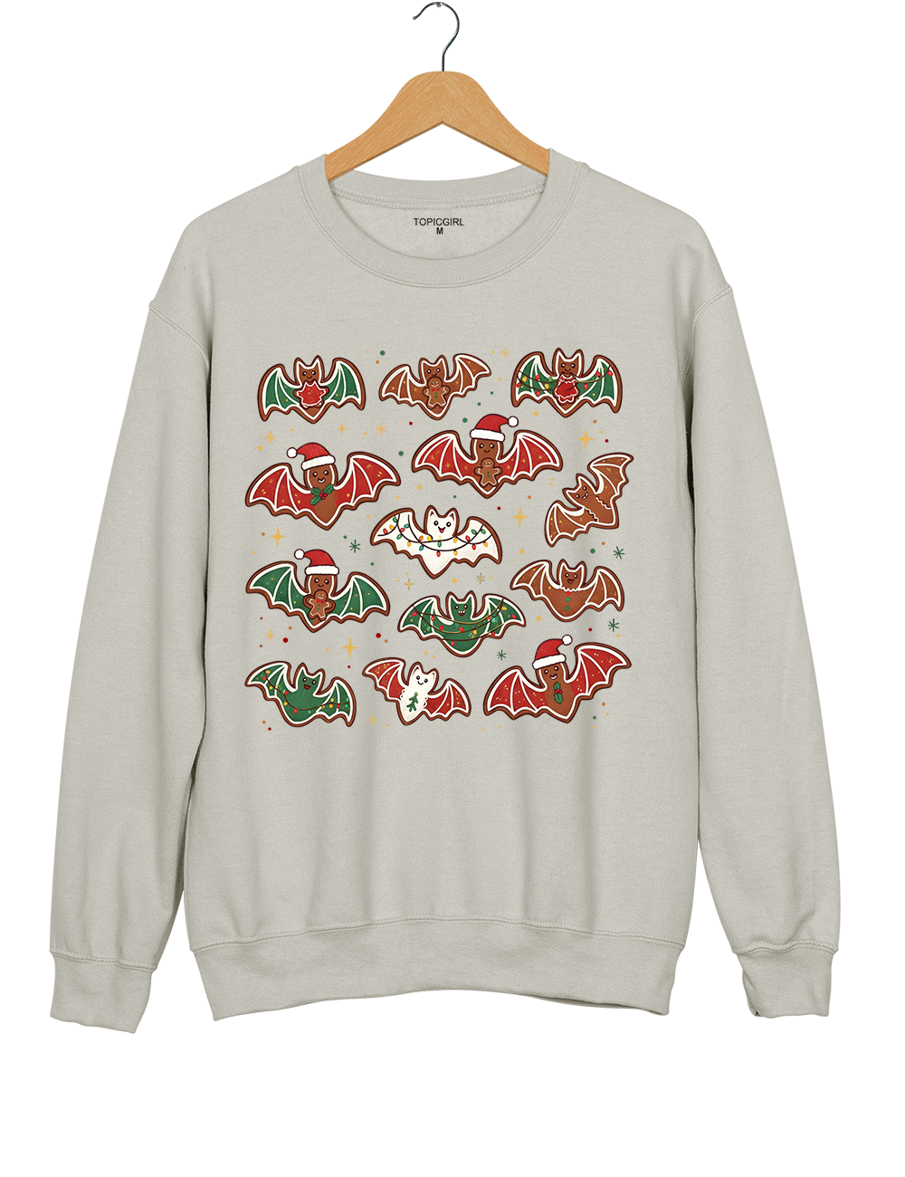 Gingerbread bats lt's Frickin Bats Sweatshirt