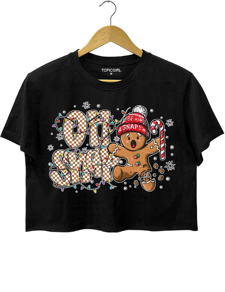 Funny Oh Snap Gingerbread Christmas