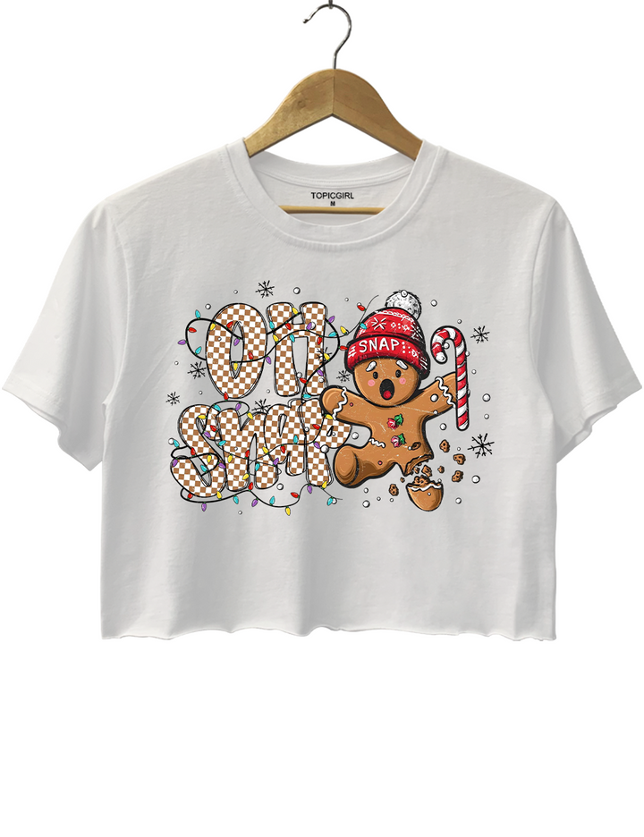 Funny Oh Snap Gingerbread Christmas