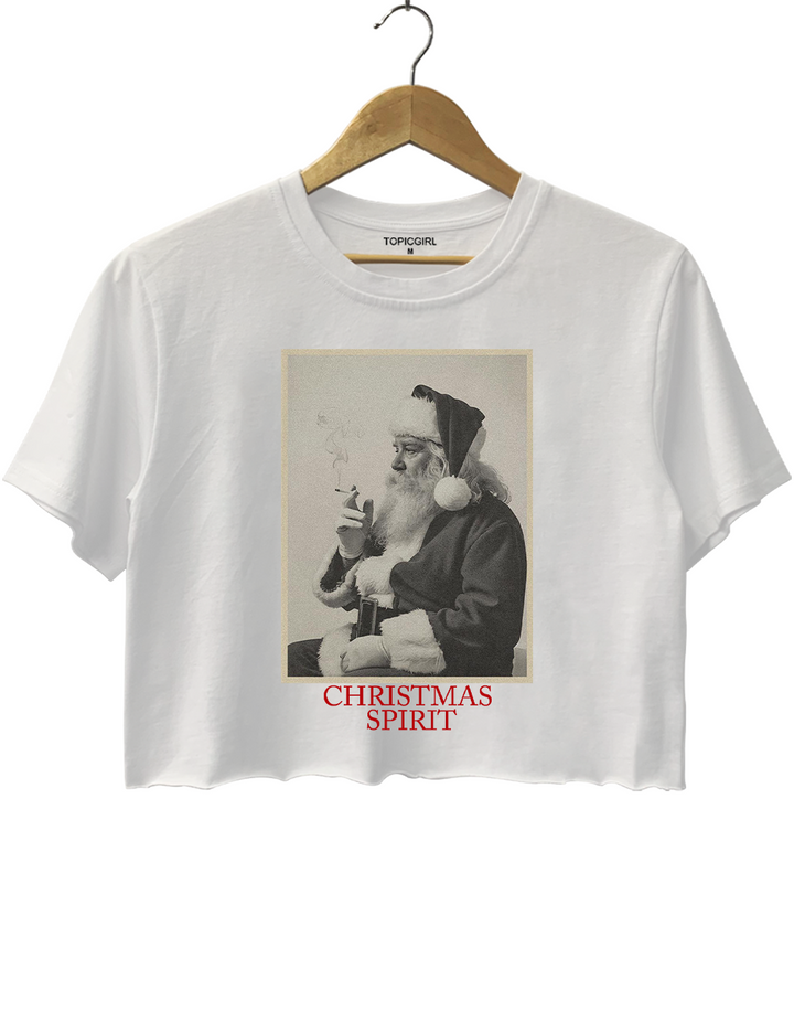 Christmas Spirit Crop Top