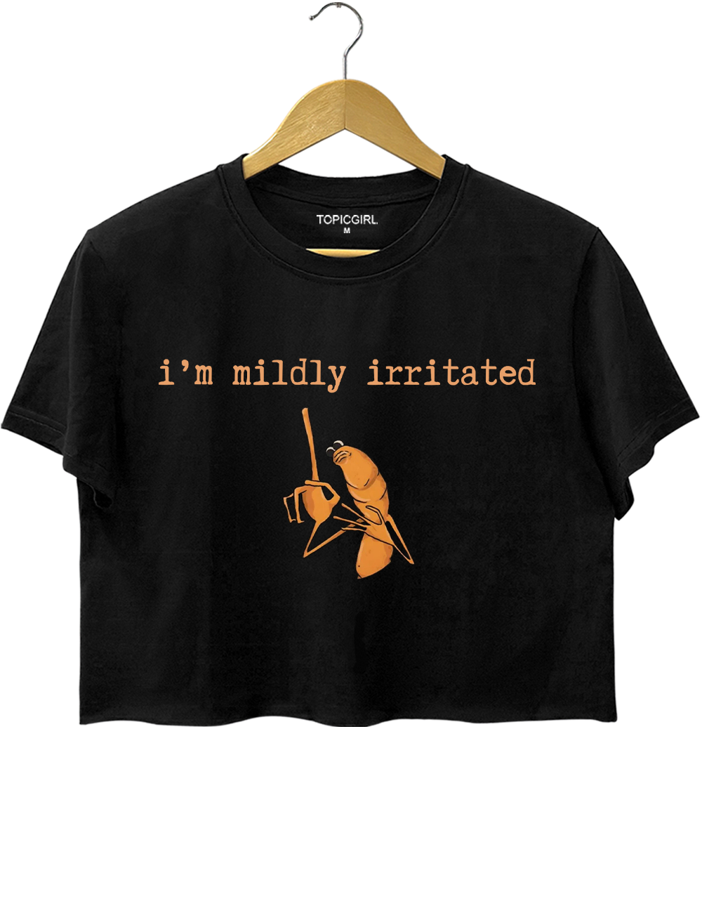 I'm Mildly lrritated Marcus The Worm Crop Top