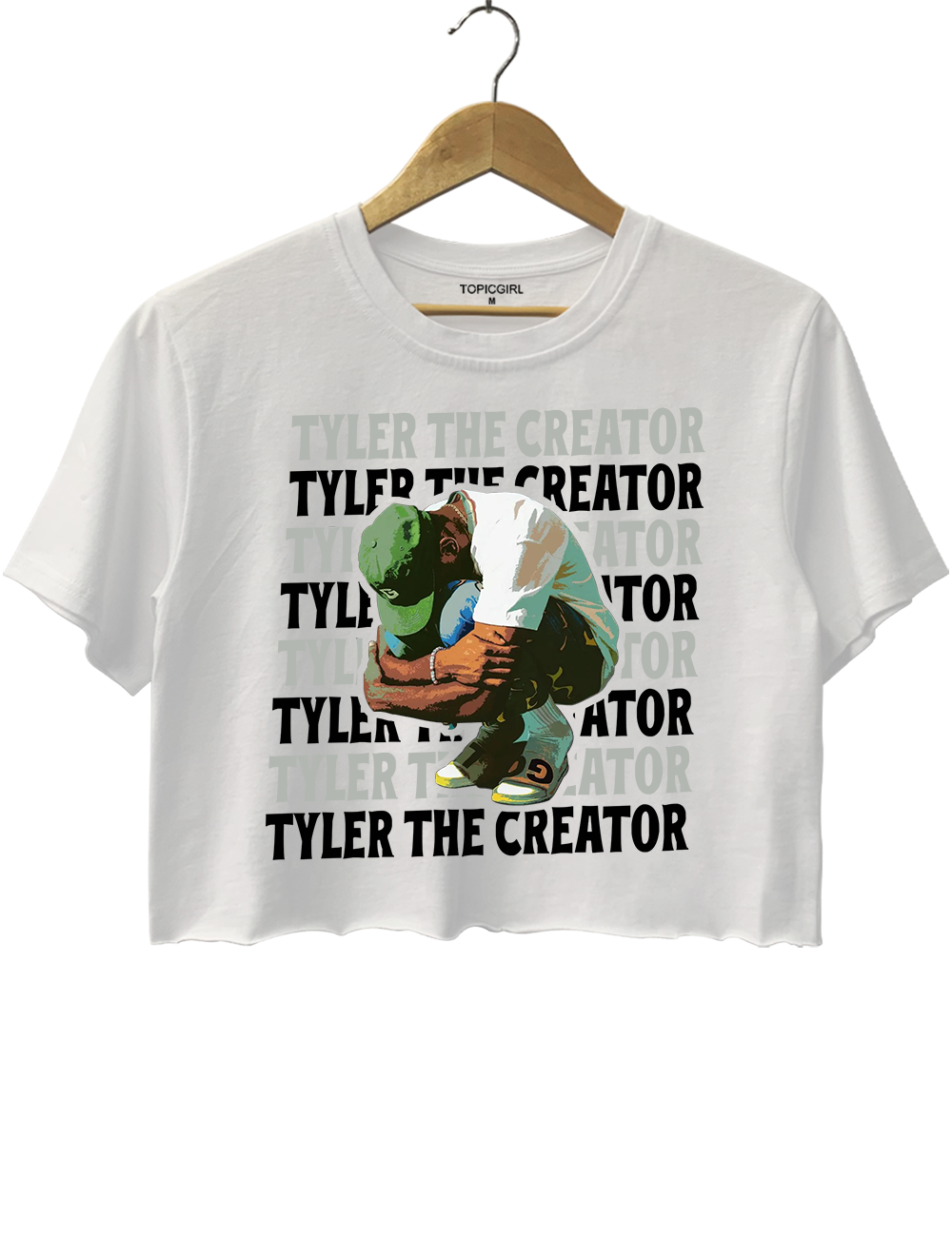 Tyler Retro Vintage Style Crop Top