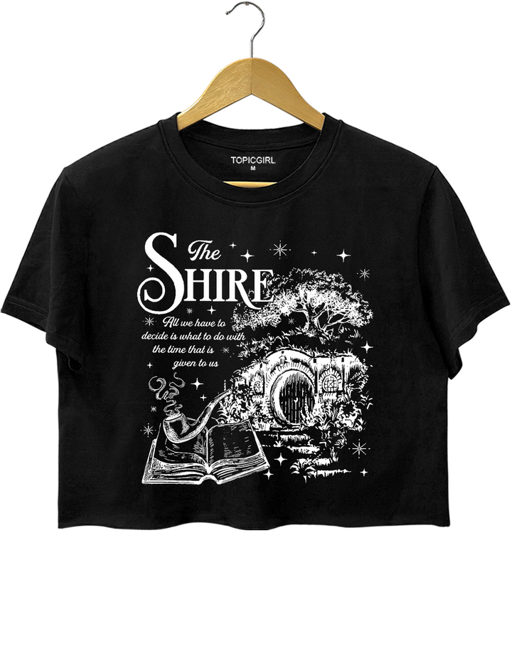 The Shire LOTR Funny Second Breakfast Crop Top