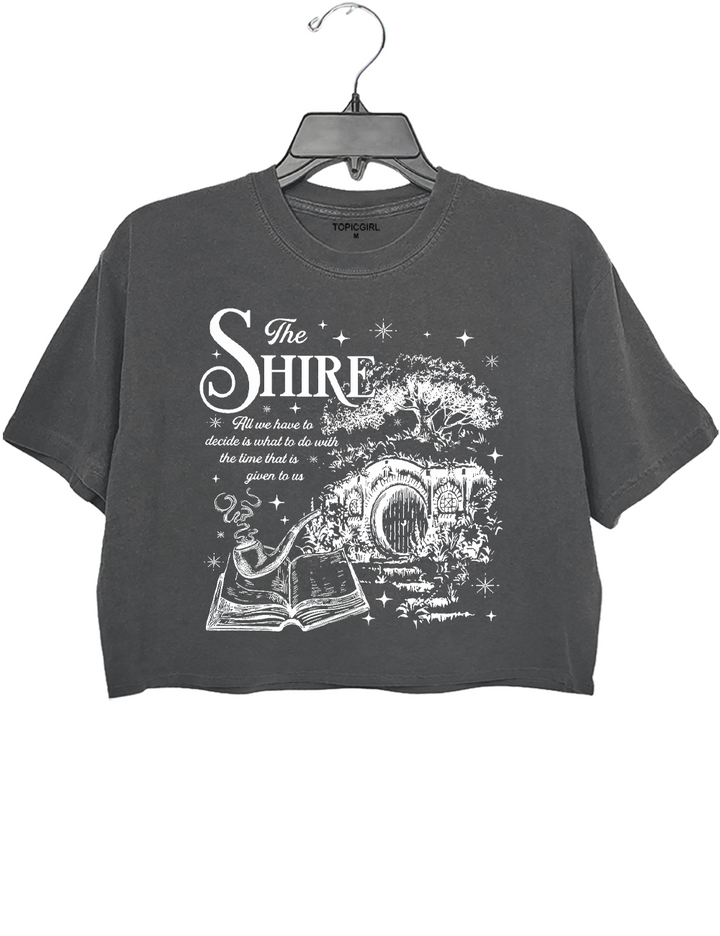 The Shire LOTR Funny Second Breakfast Crop Top