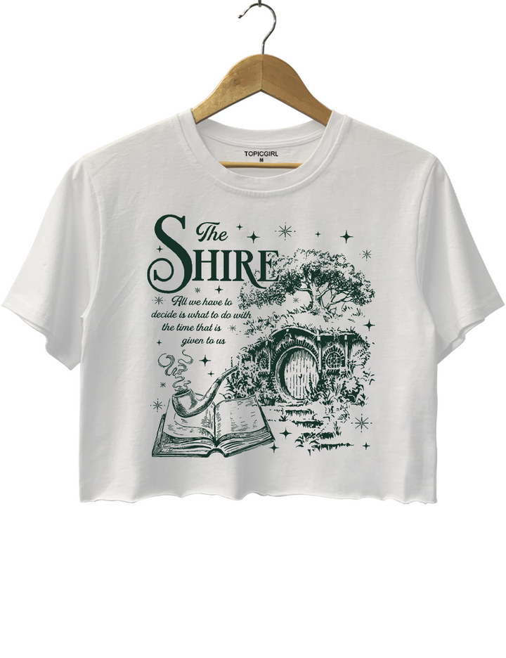The Shire LOTR Funny Second Breakfast Crop Top