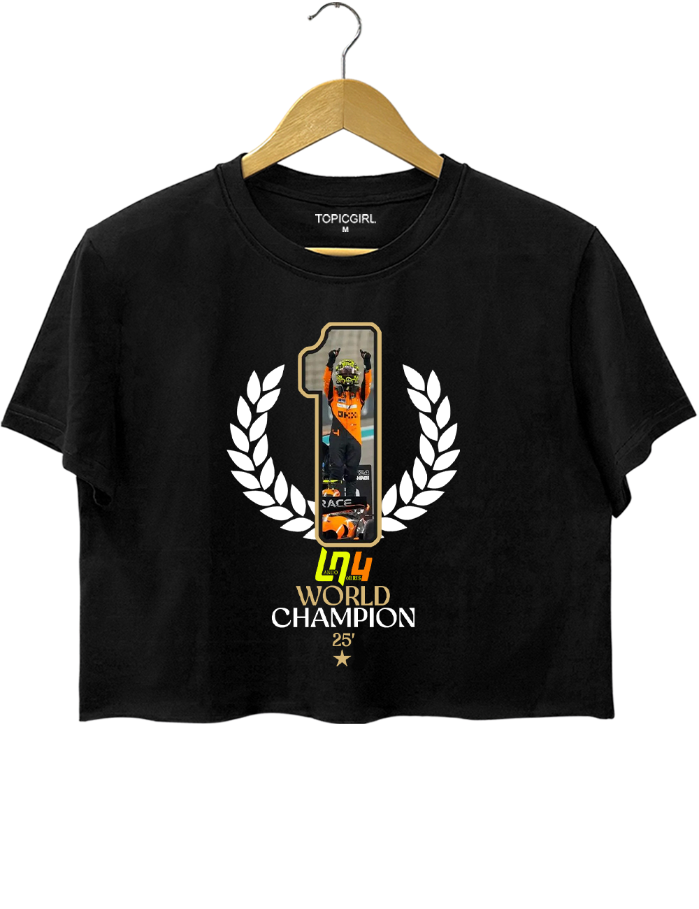 Lando Norris 2025 World Champion Crop Top