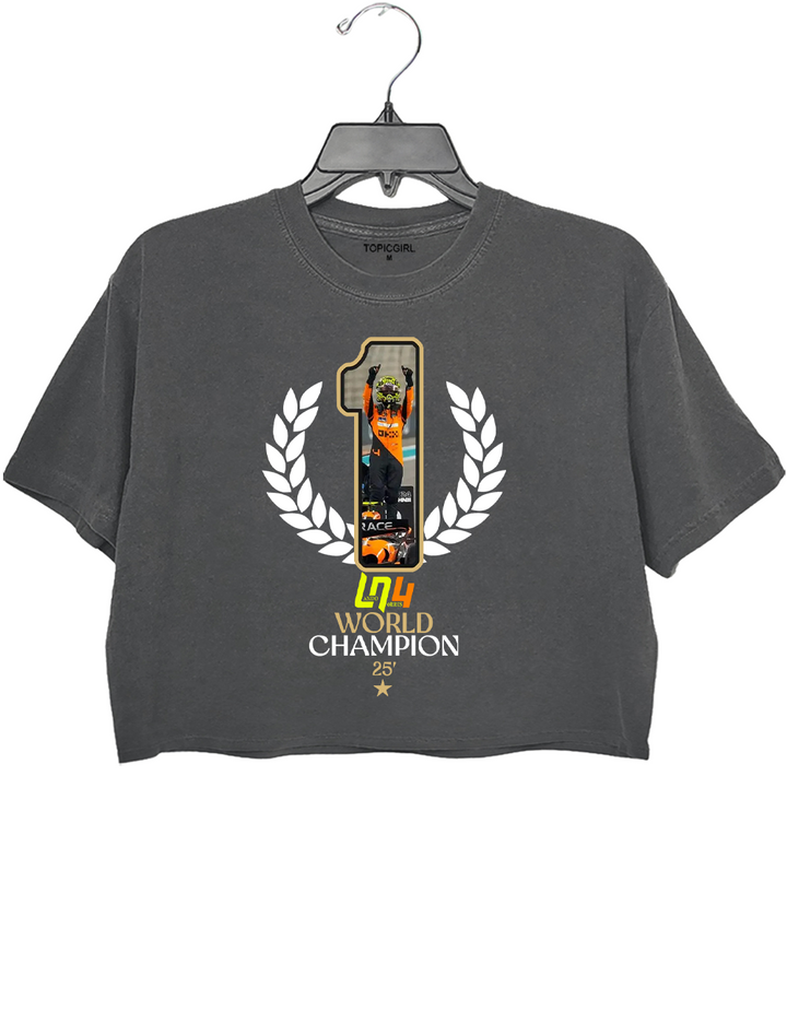 Lando Norris 2025 World Champion Crop Top