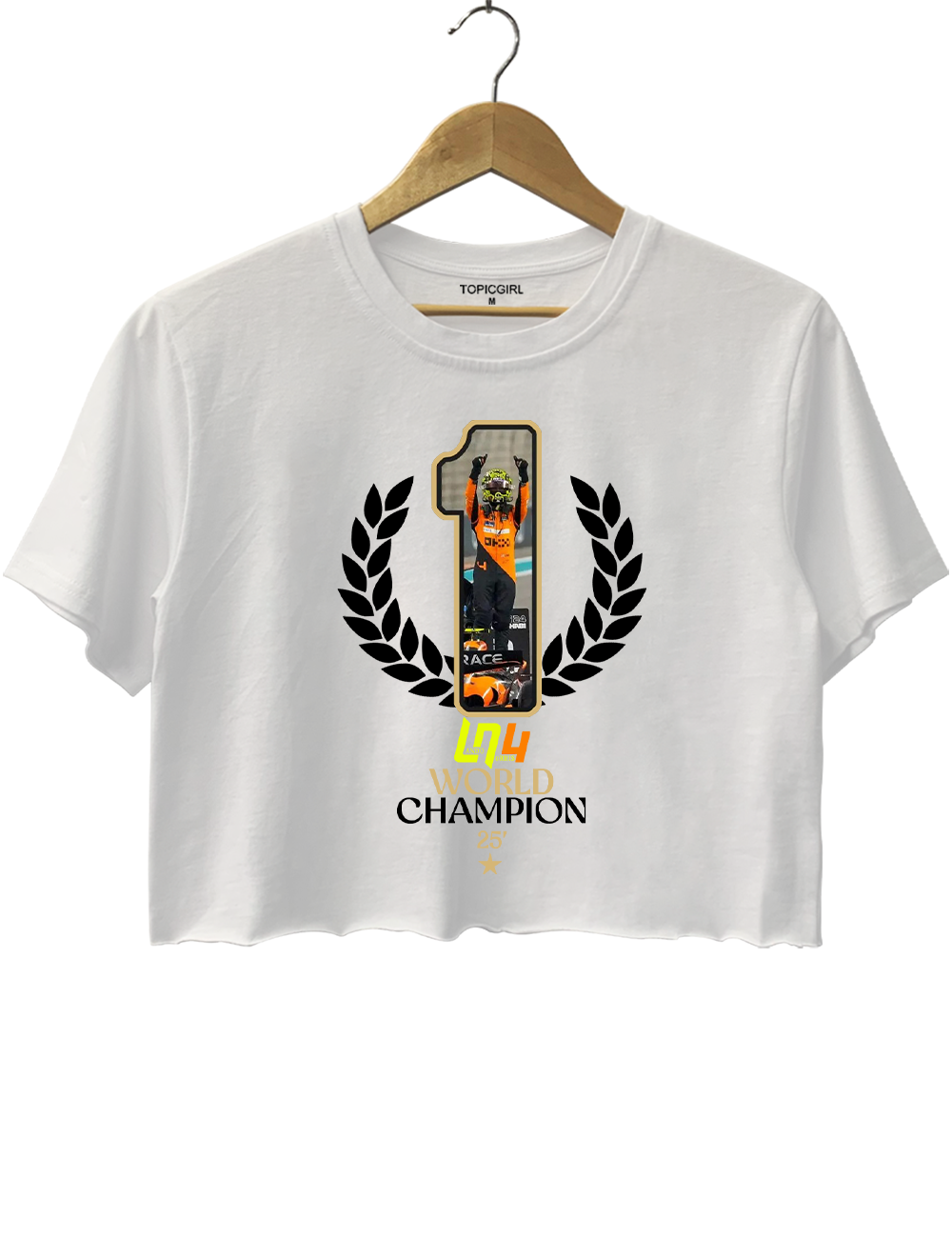 Lando Norris 2025 World Champion Crop Top