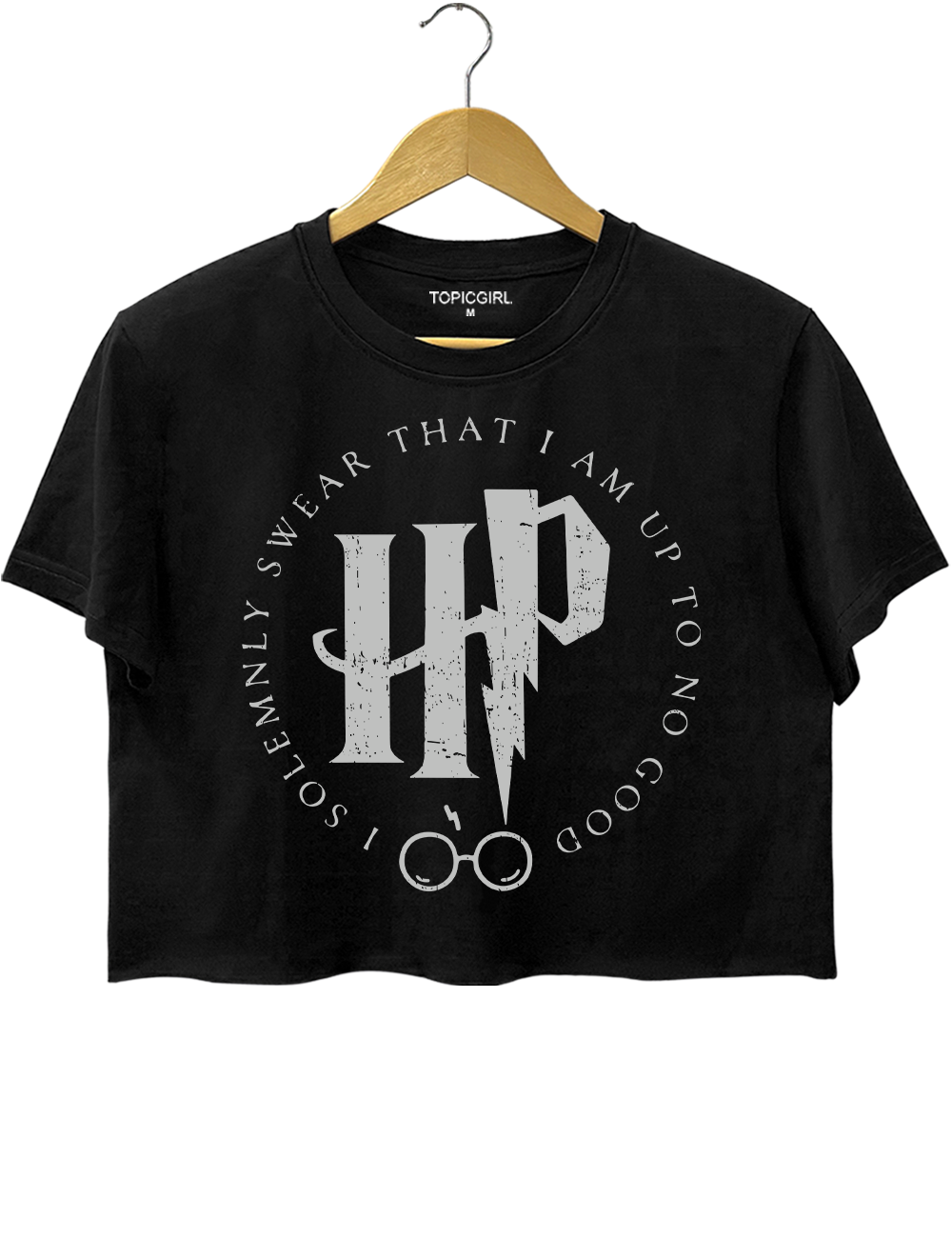 I Solemnly Swear That I Am Up To No Good Crop Top