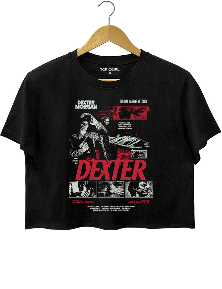 Vintage Dexter Movie Crop Top