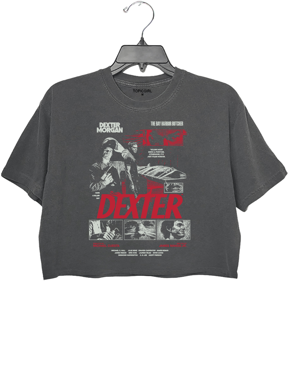 Vintage Dexter Movie Crop Top