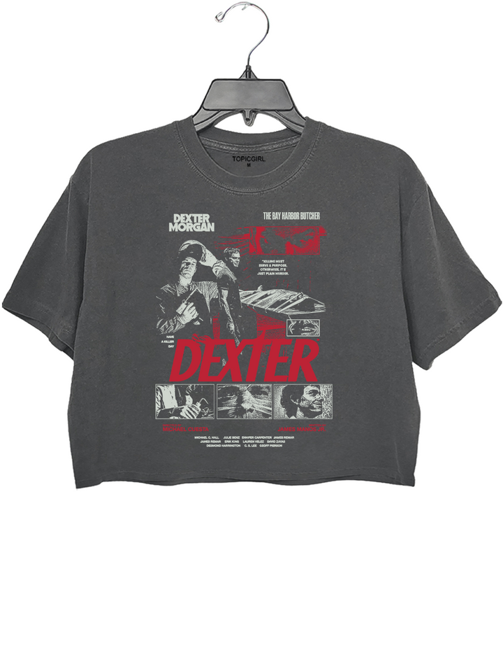 Vintage Dexter Movie Crop Top