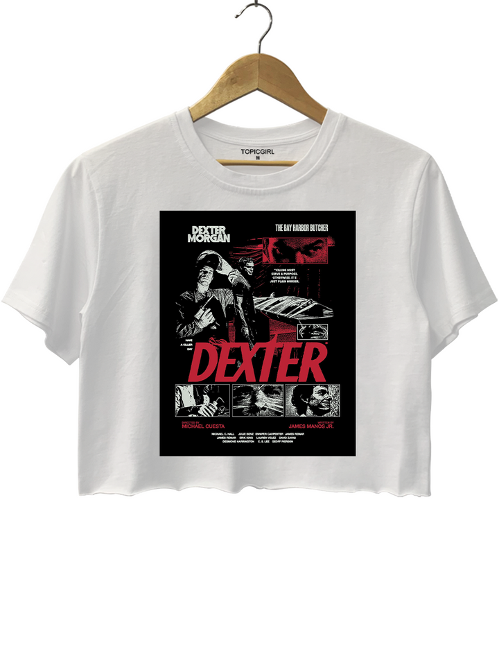 Vintage Dexter Movie Crop Top