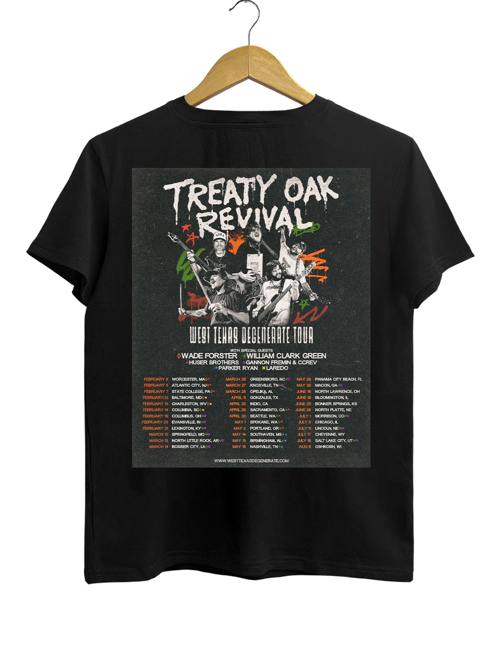 Treaty Oak Revival Tour Tee