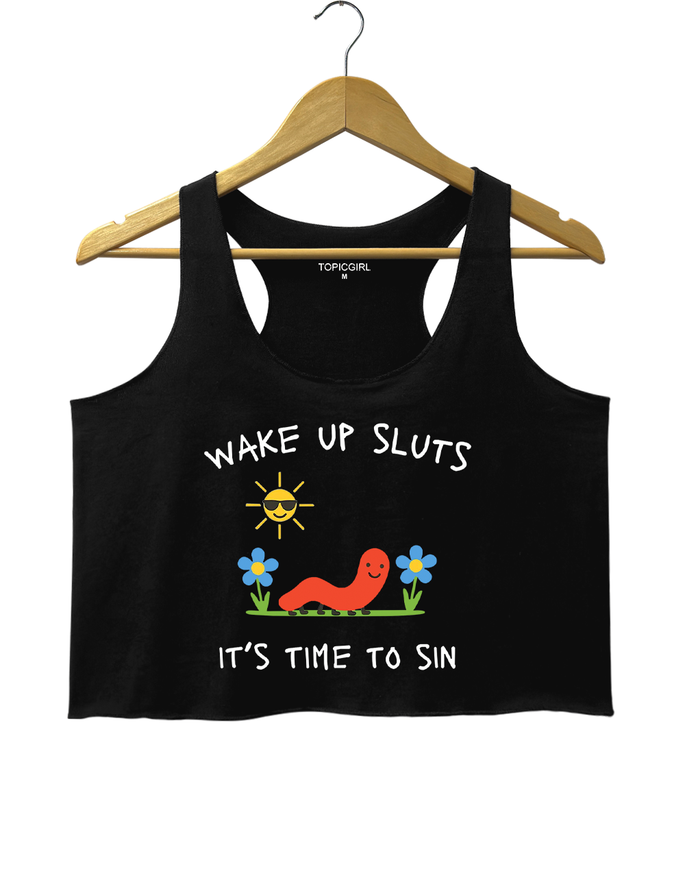 Wake Up sluts Crop Tank Top