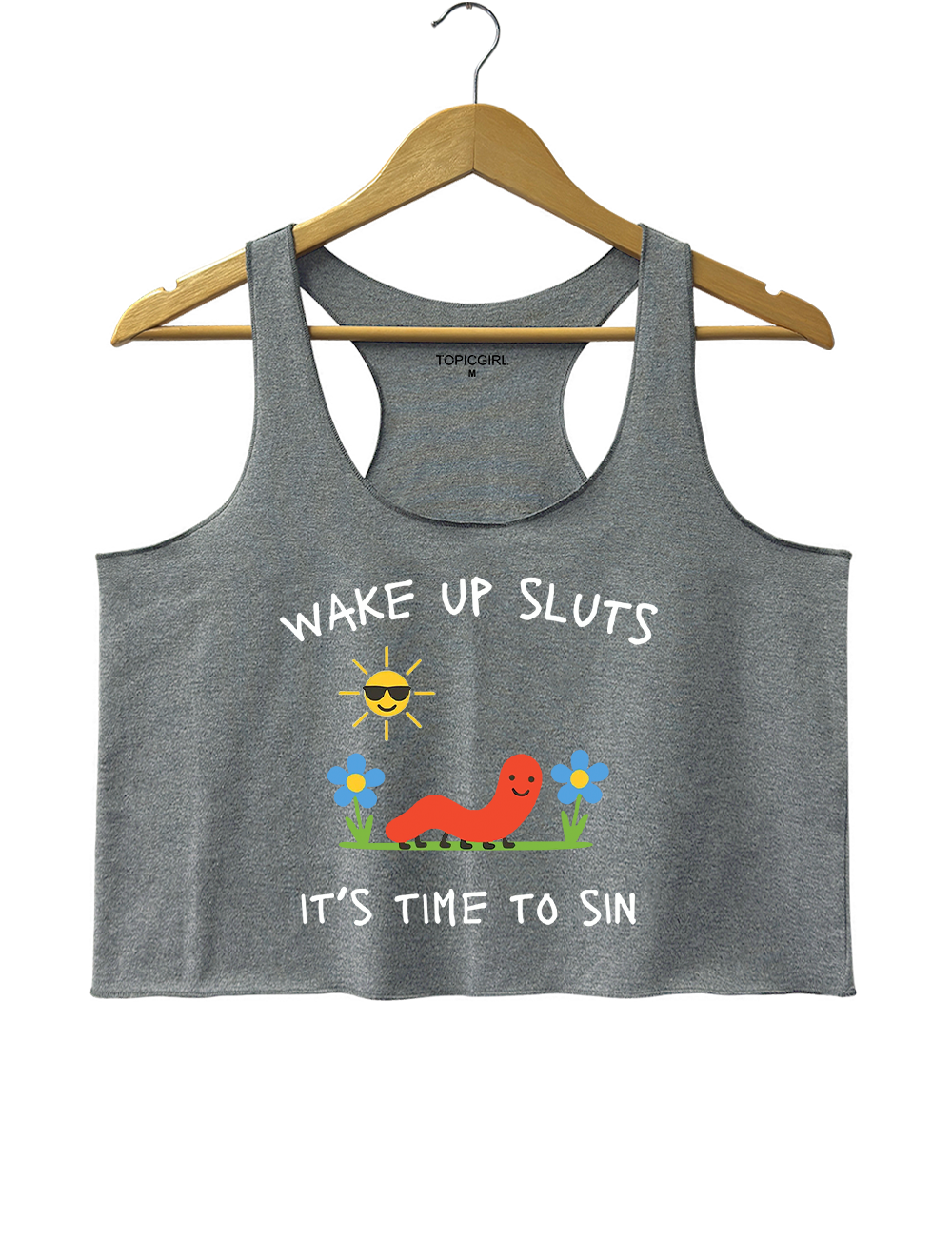 Wake Up sluts Crop Tank Top