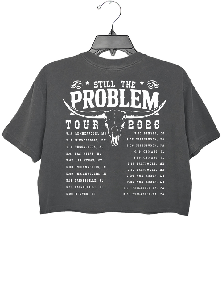 Vintage Morgan Wallen Still The Problem Crop Top