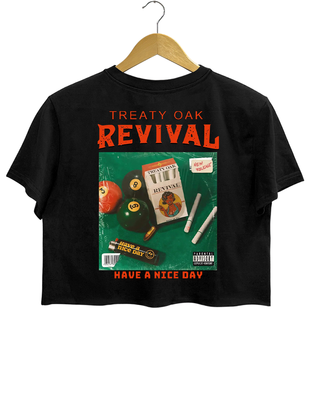 Treaty Oak Revival Have a Nice Day Crop Top