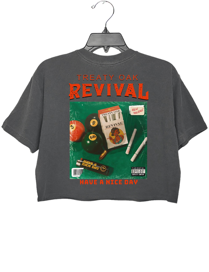 Treaty Oak Revival Have a Nice Day Crop Top
