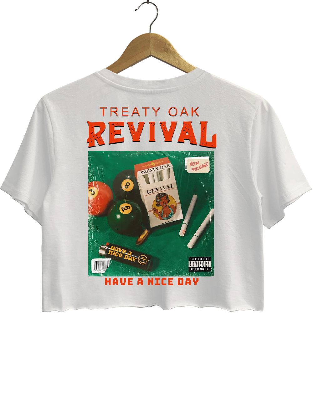 Treaty Oak Revival Have a Nice Day Crop Top