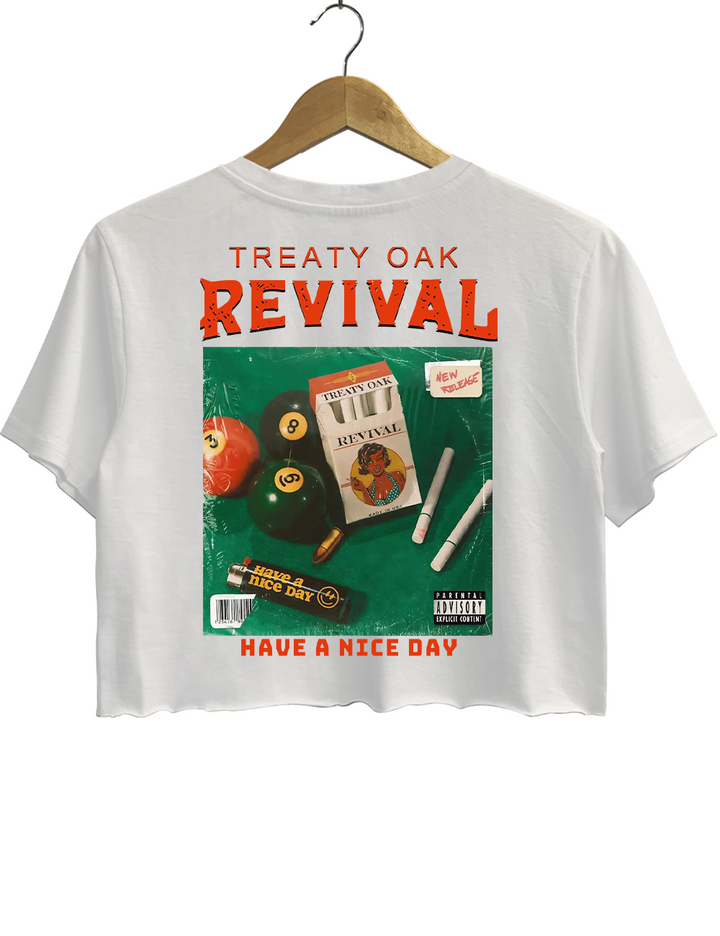 Treaty Oak Revival Have a Nice Day Crop Top