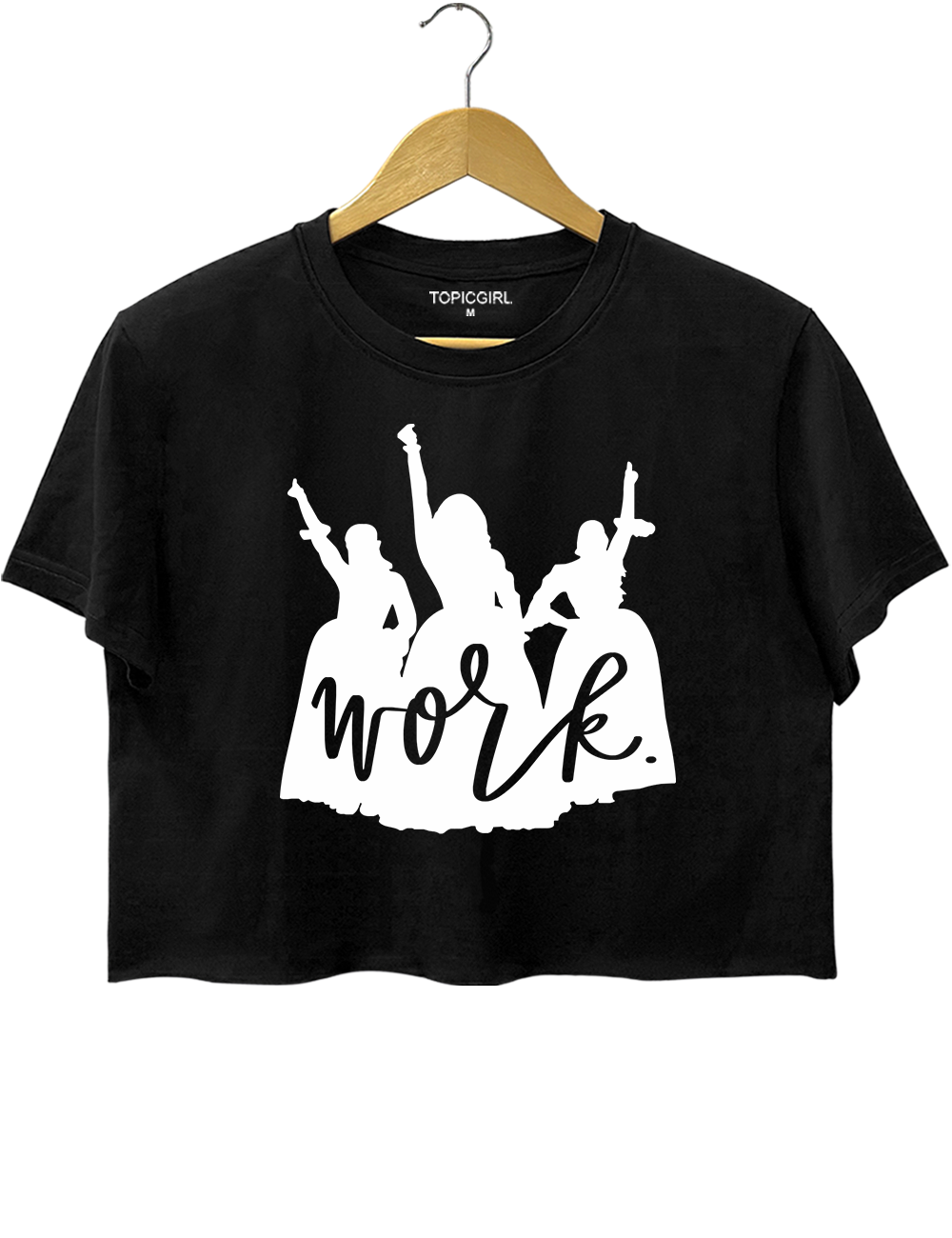 The Schuyler Sisters Work Girl Power Crop Top