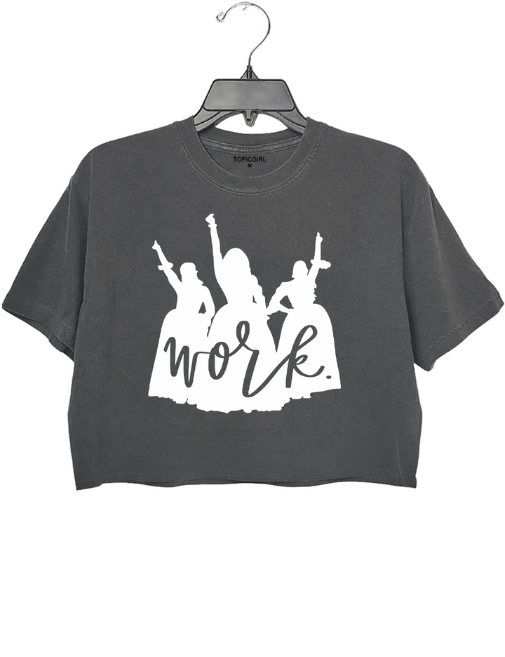 The Schuyler Sisters Work Girl Power Crop Top