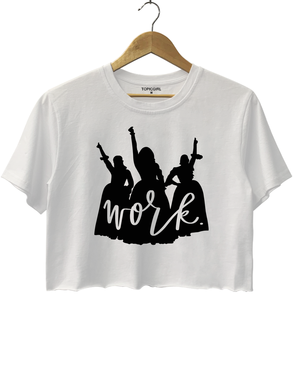 The Schuyler Sisters Work Girl Power Crop Top