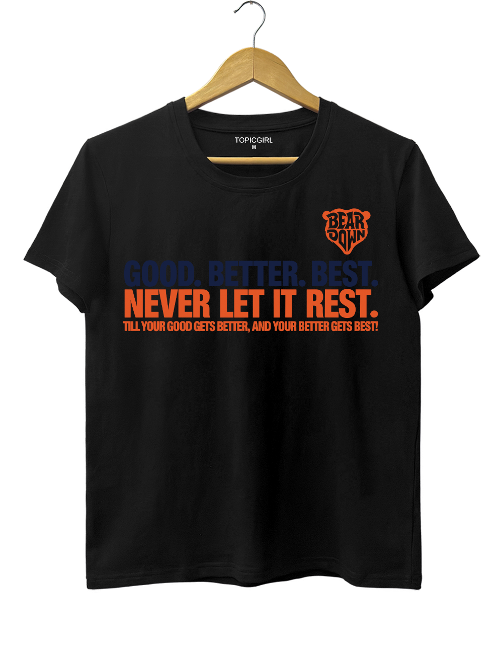 Chicago Football Good Better Best Tee