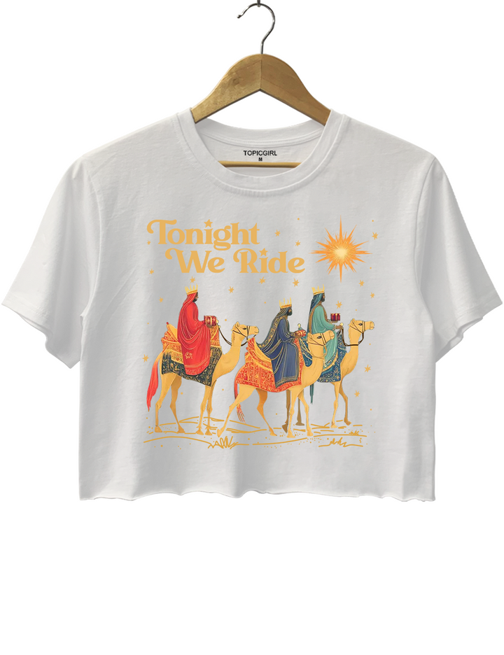 Tonight We Ride Christian Crop Top