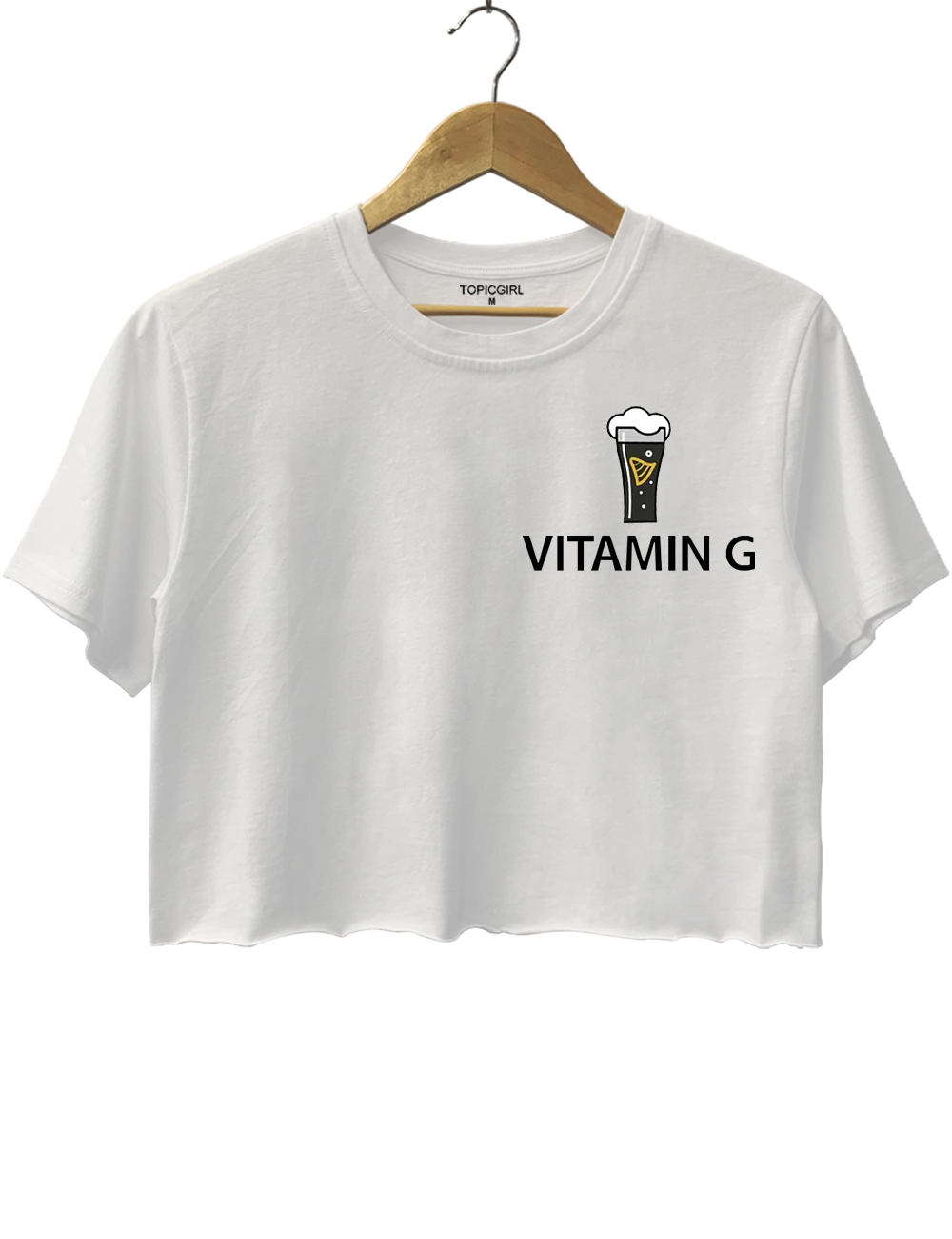 Vitamin G Beer Crop Top