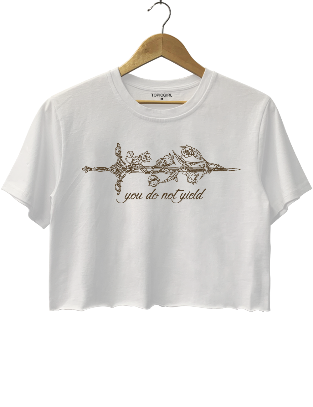 You Do Not Yield Sarah J Maas Crop Top