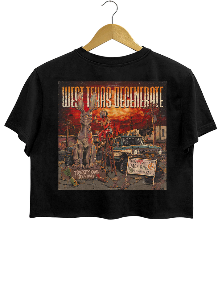 Treaty Oak Revival West Texas Degenerate Graphic Crop Top