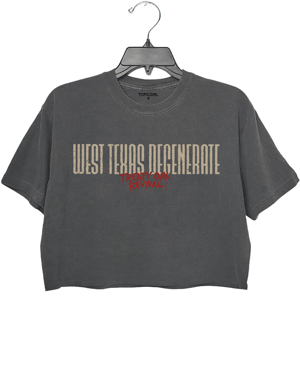 Treaty Oak Revival West Texas Degenerate Graphic Crop Top