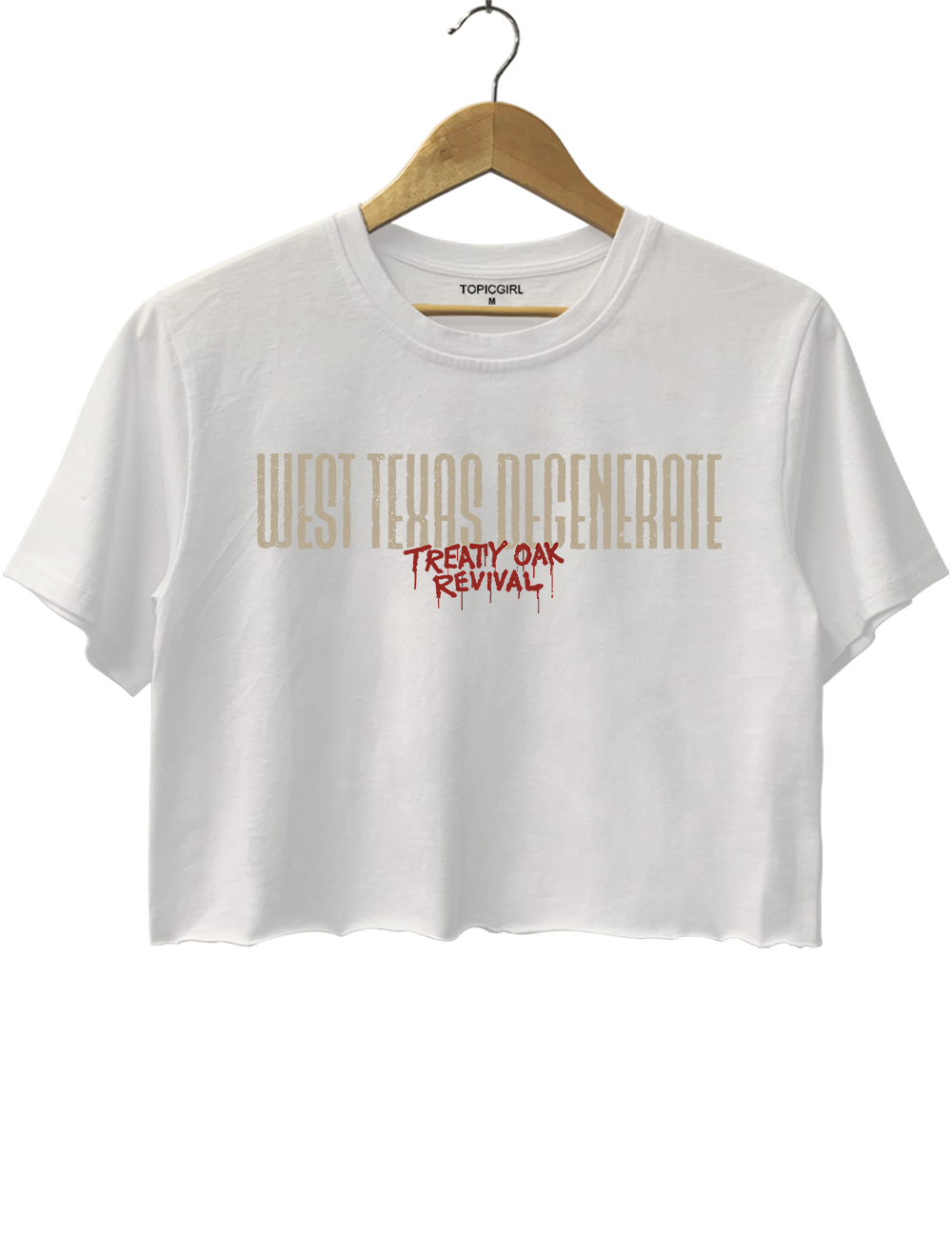 Treaty Oak Revival West Texas Degenerate Graphic Crop Top