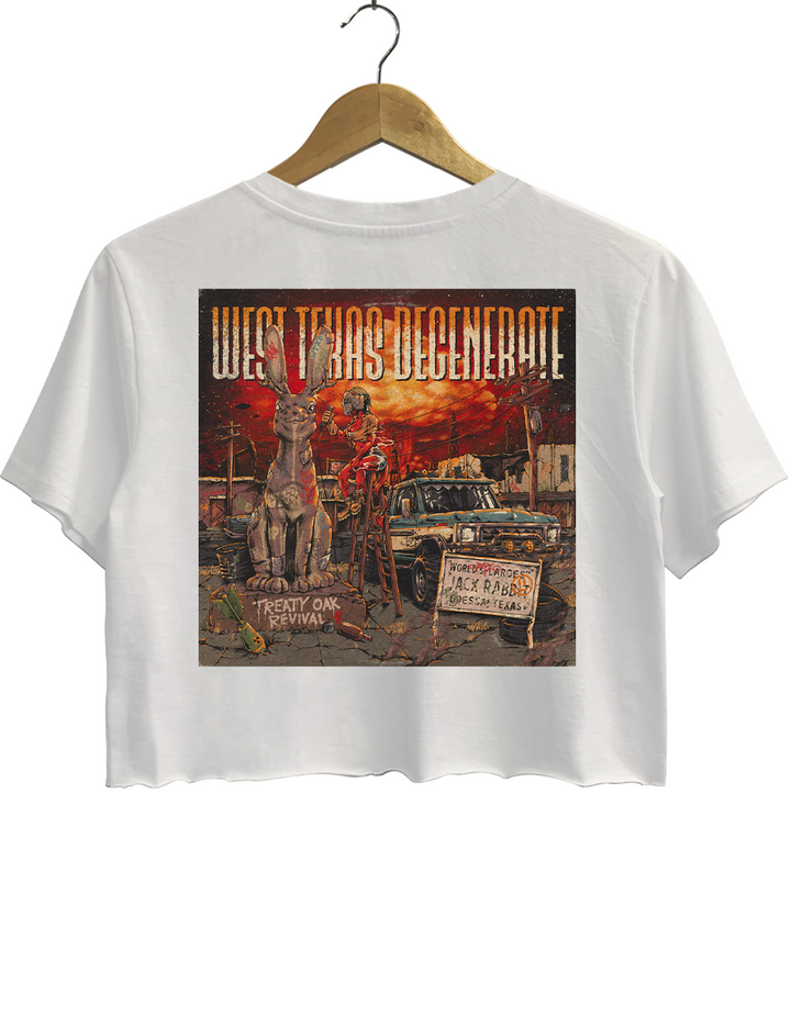 Treaty Oak Revival West Texas Degenerate Graphic Crop Top