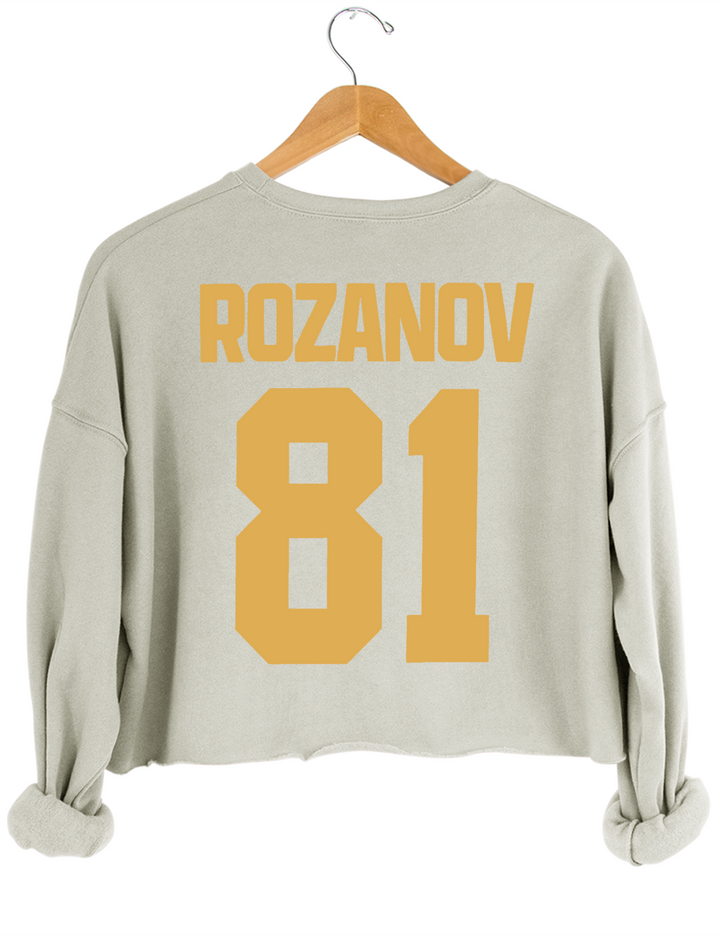 Ilya Rozanov 81 - Boston Hudson Willians Connor Storrie Crop Sweatshirt