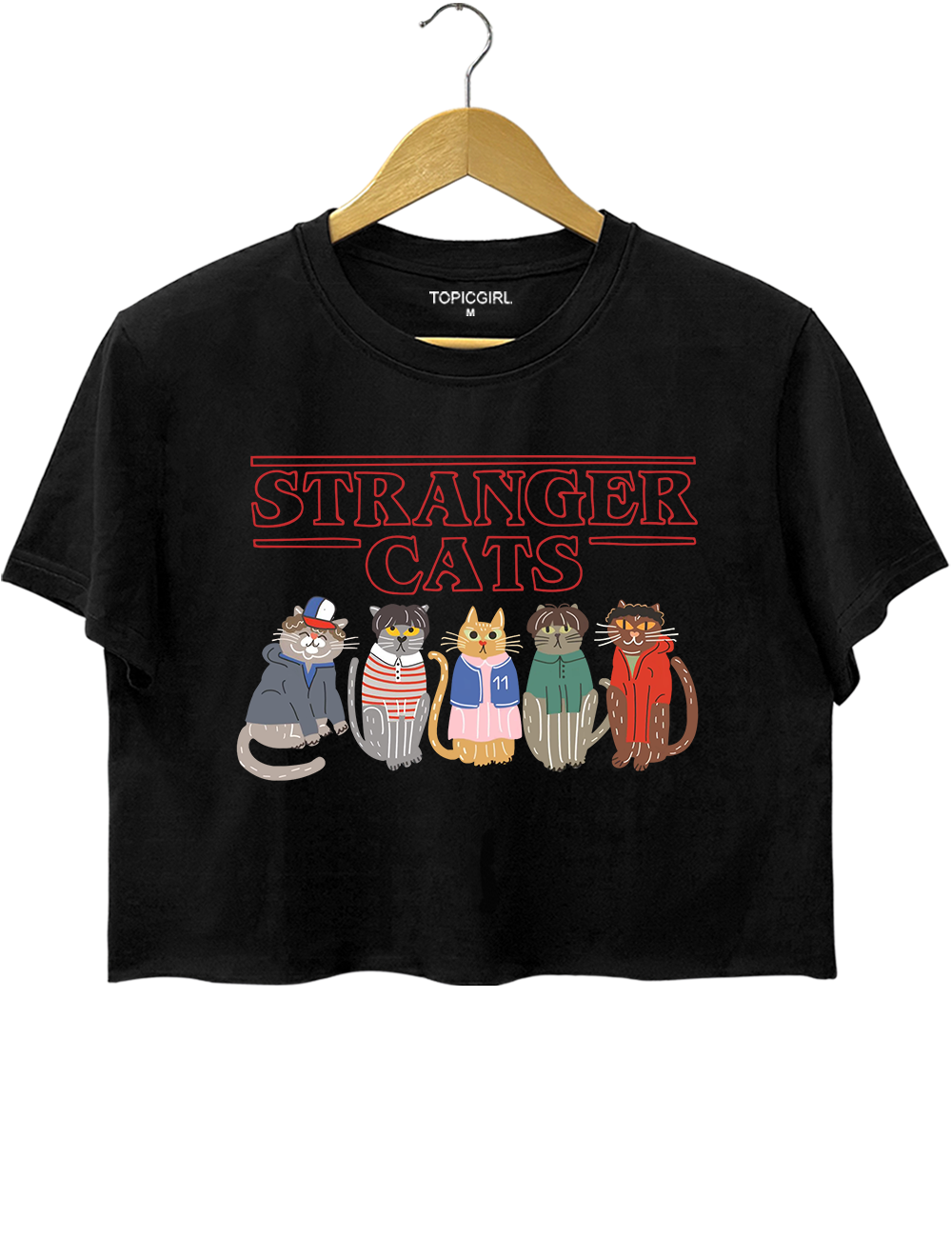 Stranger Things Cats Best Crop Top