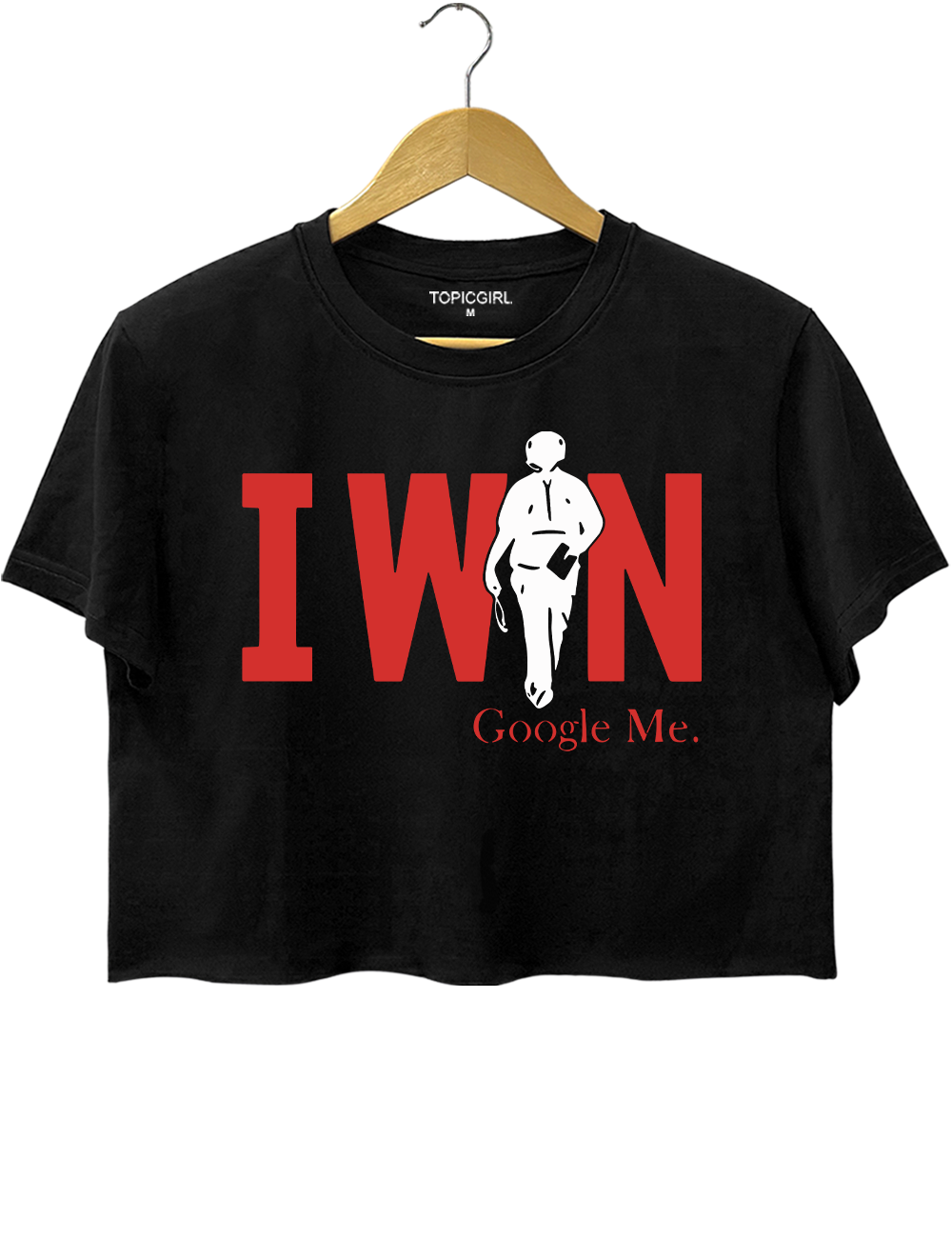 Curt Cignetti I Win Google Me Crop Top