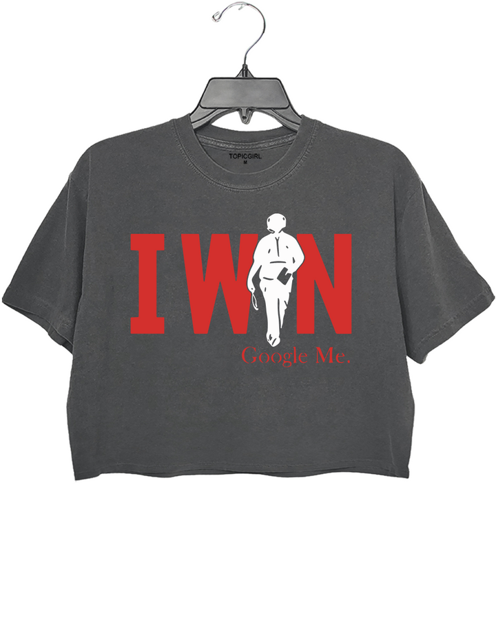 Curt Cignetti I Win Google Me Crop Top