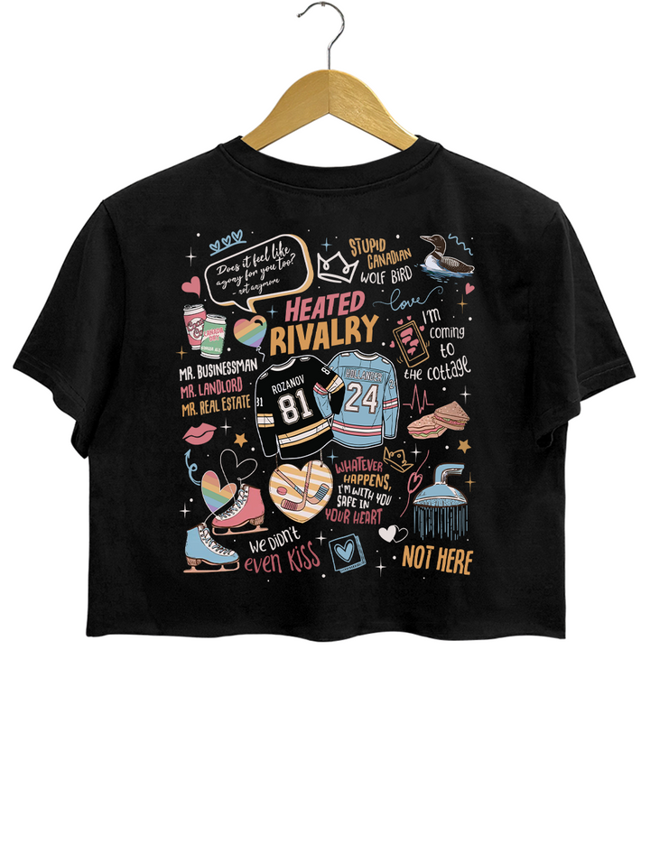 Heated Rivalry Romance Crop Top