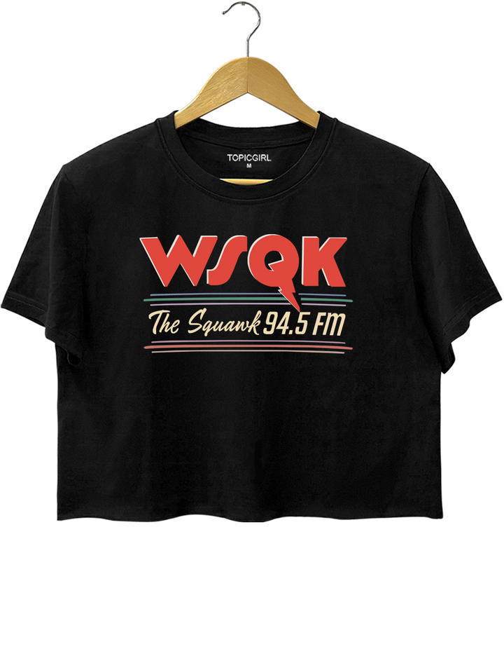 WSQK The Squawk 94.5 Crop Top