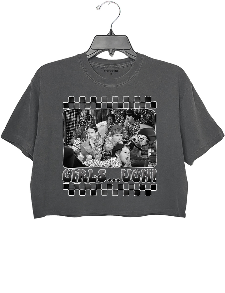 The Little Rascals Girls Ugh Crop Top
