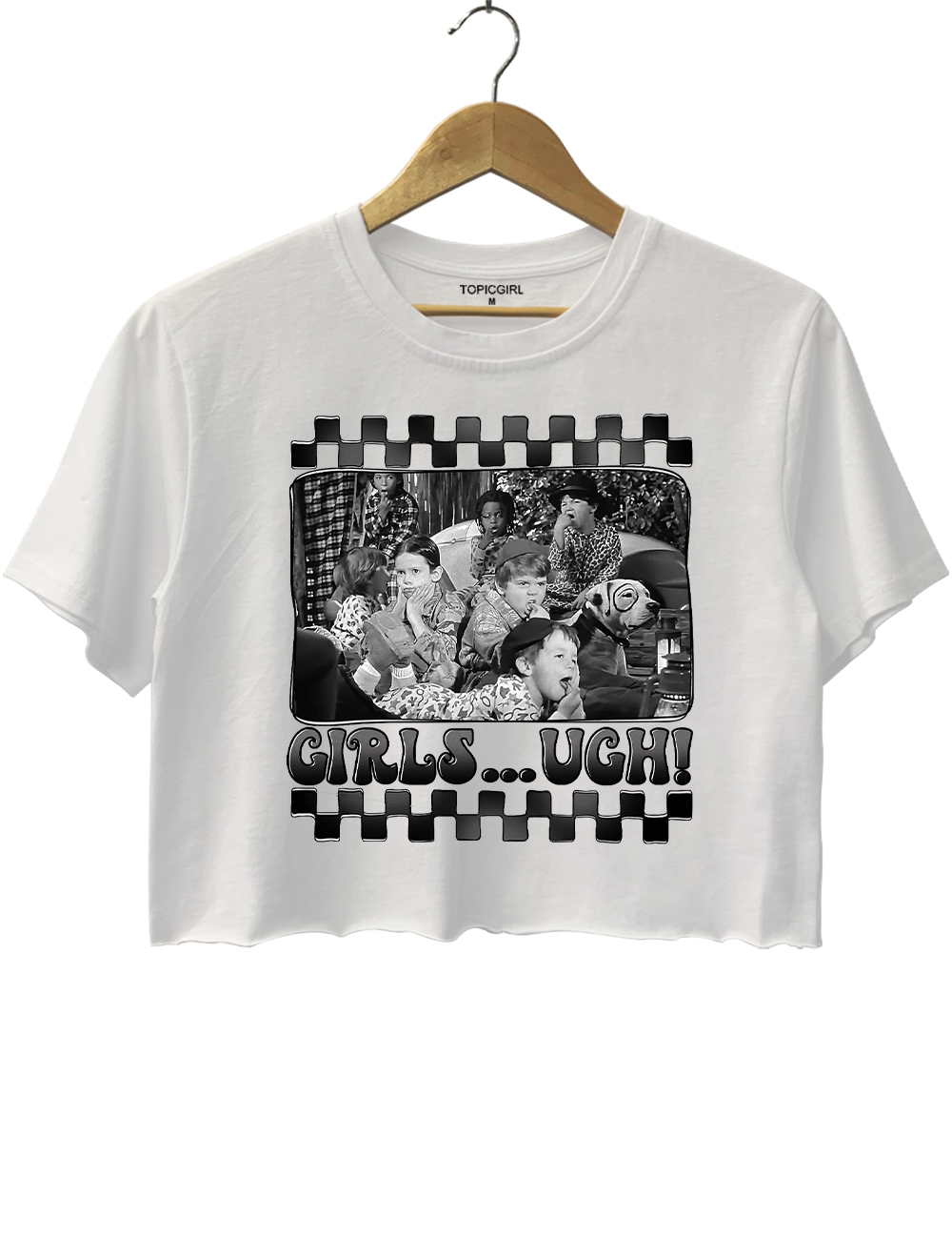 The Little Rascals Girls Ugh Crop Top