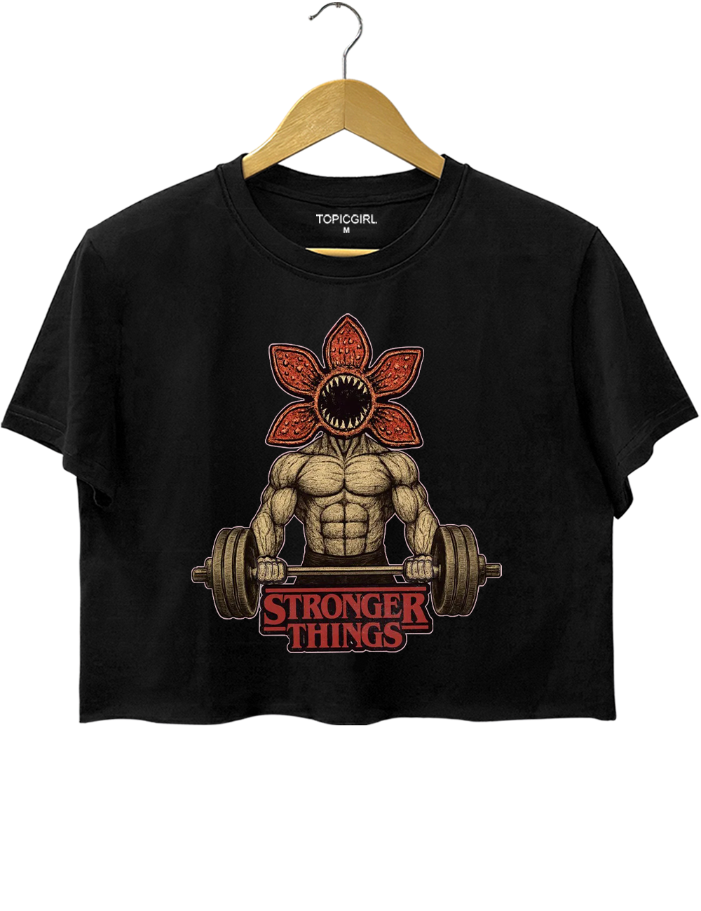Funny Stranger Things Crop Top