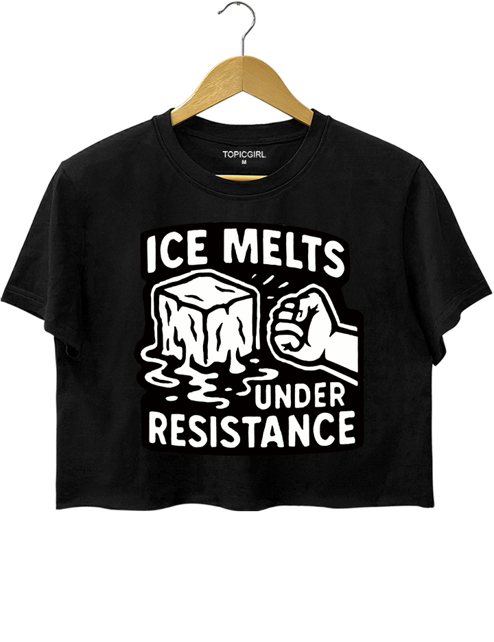 ICE Melts Under Resistance Crop Top