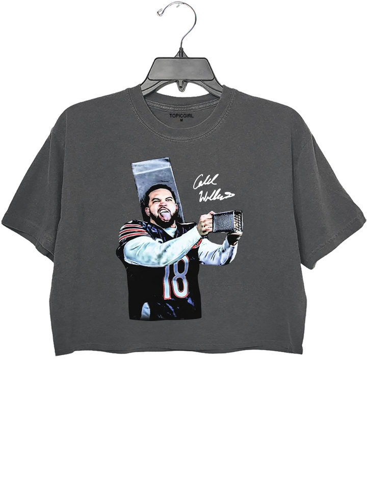 CALEB WILLIAMS “Cheese Grater” Chicago Football Crop Top