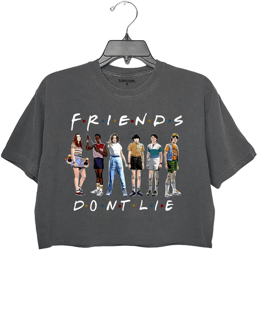 Friends Don't Lie Hawkins Upside Down Crop Top