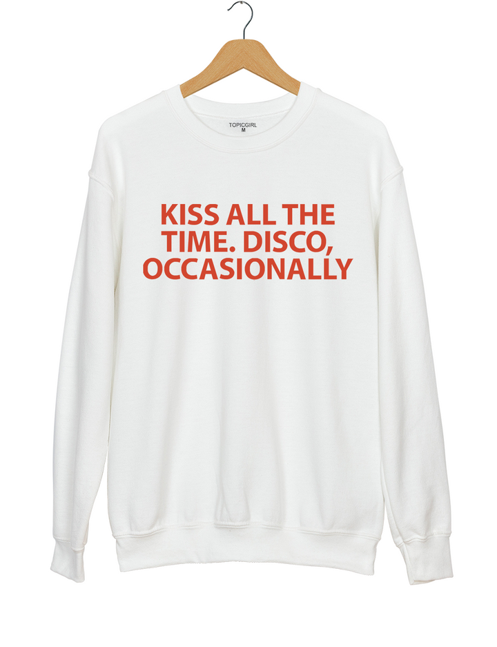 Kiss All The Time. Disco Occasionally Harry Styles Album Sweatshirt