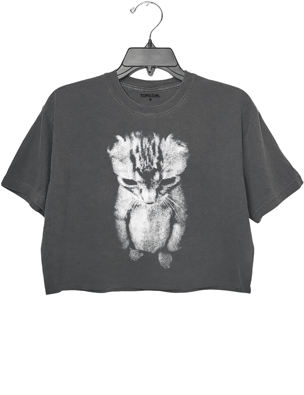 Sad Kitten Crop Top